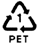 PETボトルリサイクル推奨マーク品　ロゴマーク例
